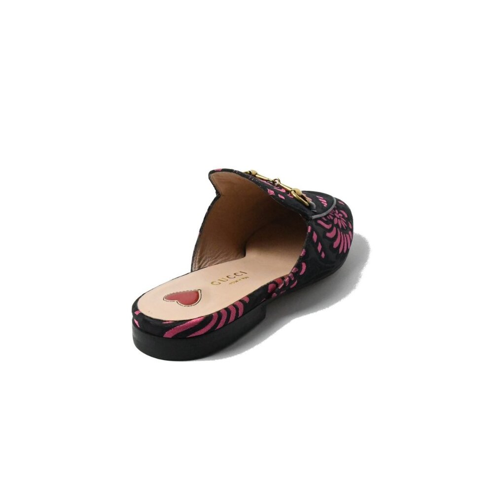 Gucci Fabric Slippers Pink Black - Picture 4 of 4